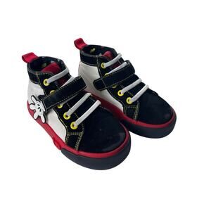 Mickey Mouse High Top Sneakers - Boy's Size 9 - Great Condition